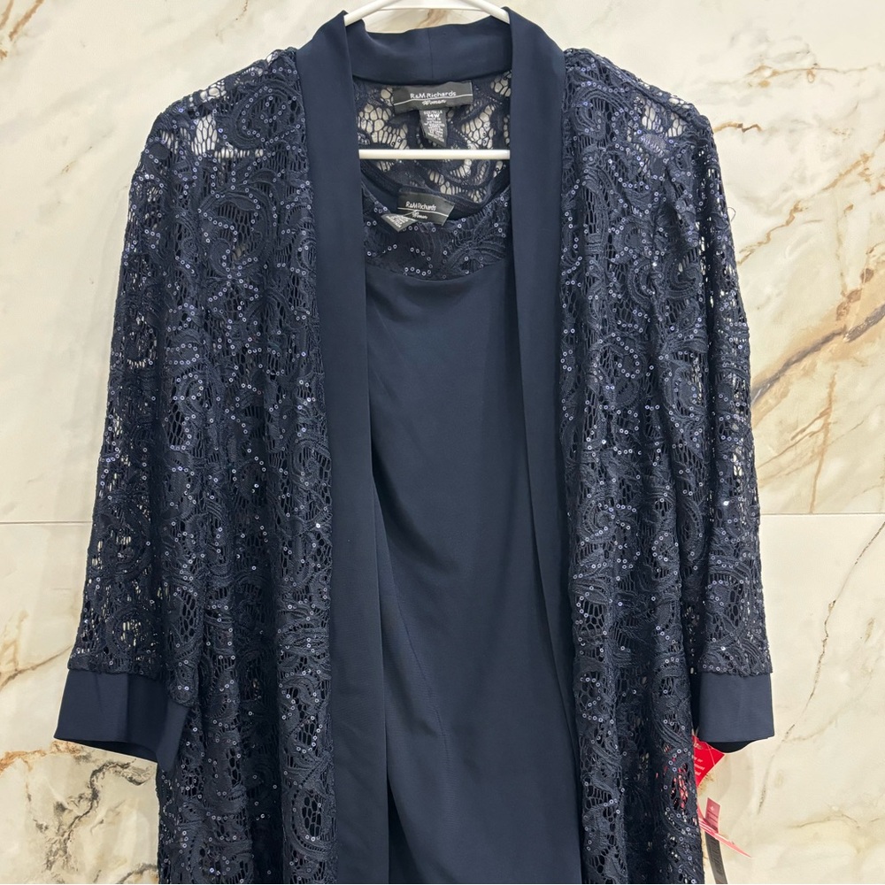 Dress navy blue size 14